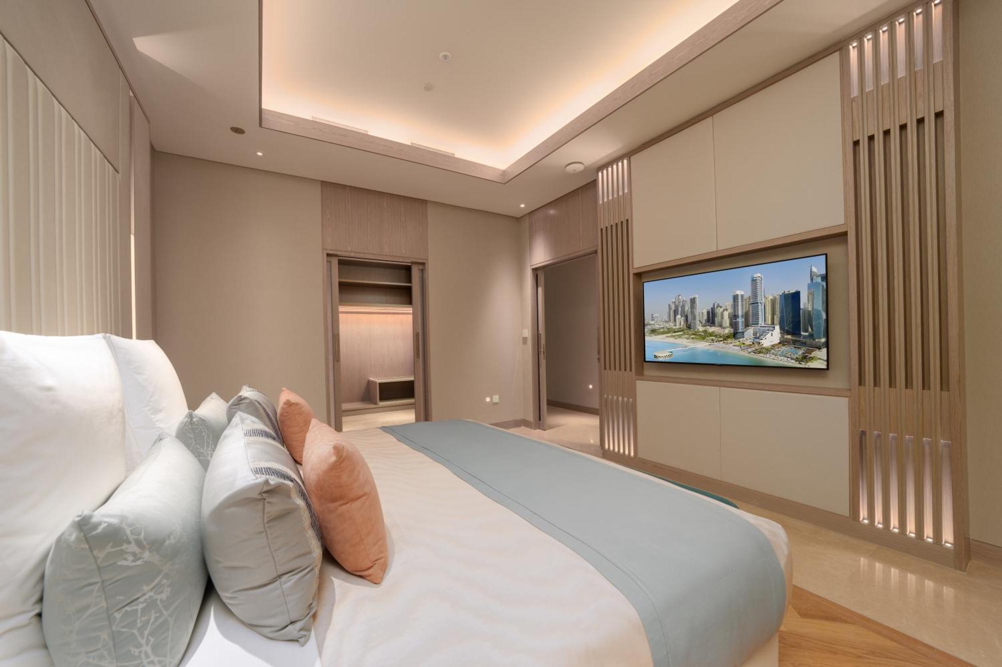 Hotel Five Luxe Dubai Exterior foto A bedroom